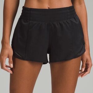 lululemon high rise 2.5 hotty hots- size 6